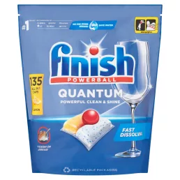   Finish Powerball Quantum All in 1 mosogatógép-kapszula, lemon (135 db)