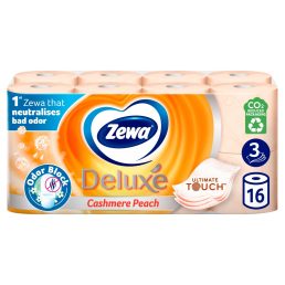   Zewa Deluxe Cashmere Peach toalettpapír 3 rétegű (16 tekercs)