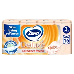   Zewa Deluxe Cashmere Peach toalettpapír 3 rétegű (16 tekercs)