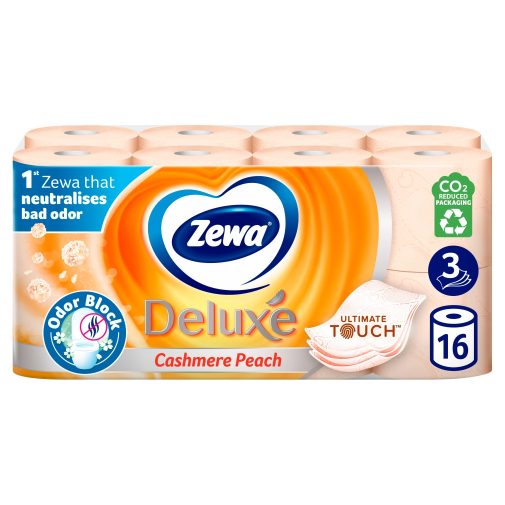 Zewa Deluxe Cashmere Peach toalettpapír 3 rétegű (16 tekercs)