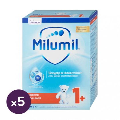 Milumil Junior 1+ gyerekital 12 hó+ (5x600 g)