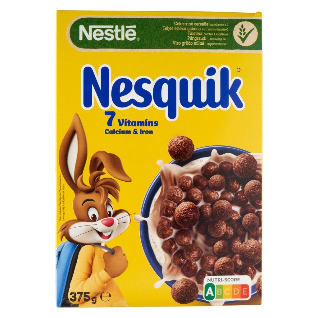 Nesquik kakaós ízű, ropogós gabonapehely (375 g)