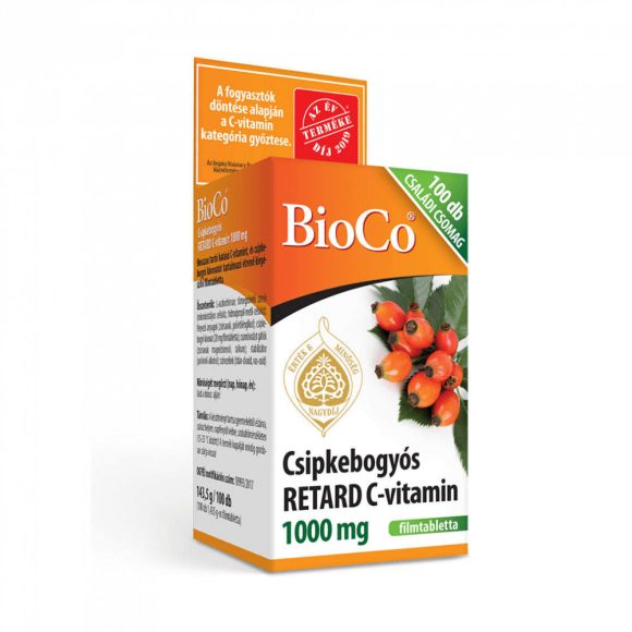 BioCo Csipkebogyós retard C-vitamin 1000 mg (100 db)