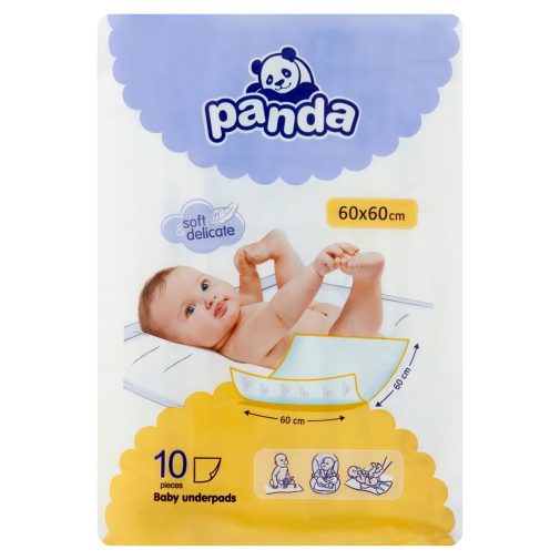 Panda pelenkázó alátét 60x60 cm (10 db)