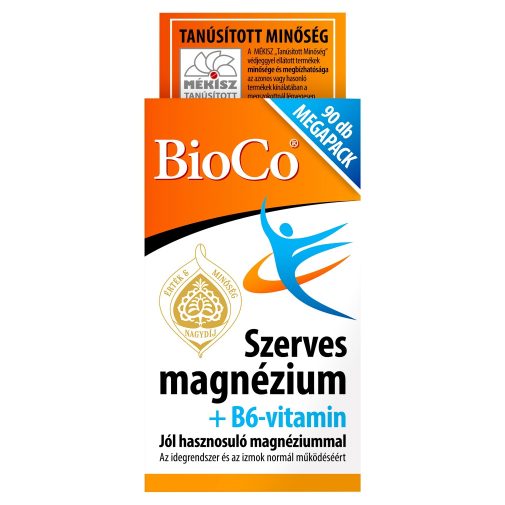 BioCo Szerves Magnézium+B6 megapack (90 db)