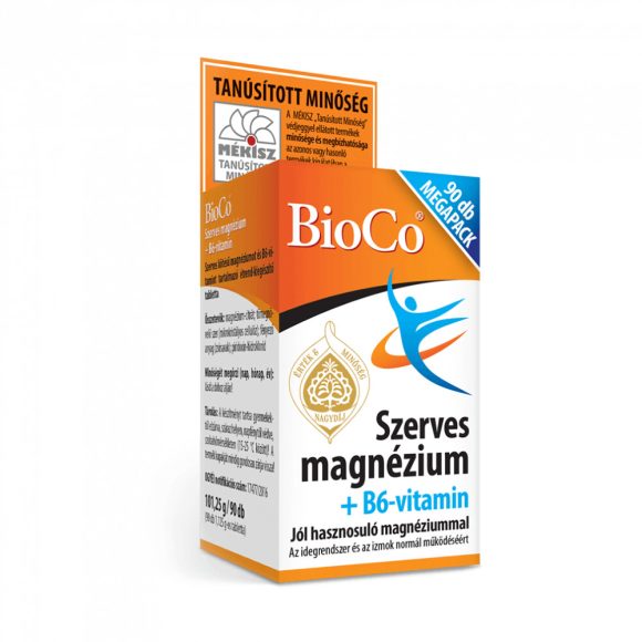 BioCo Szerves Magnézium+B6 megapack (90 db)