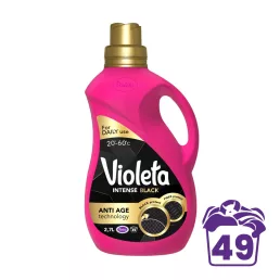   Violeta Intense black mosógél fekete ruhákhoz, 2700 ml (49 mosás)