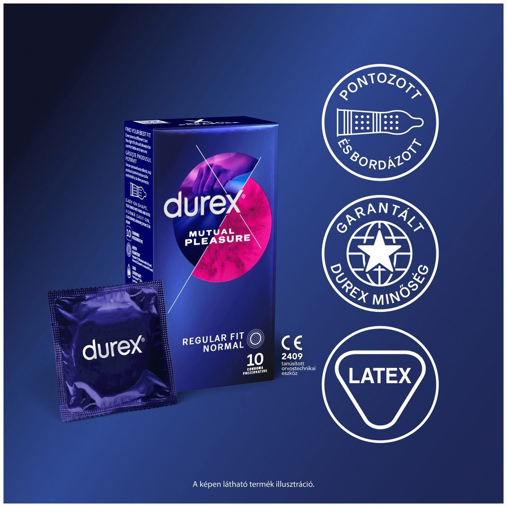 Durex Mutual Pleasure késleltető óvszer (10 db)