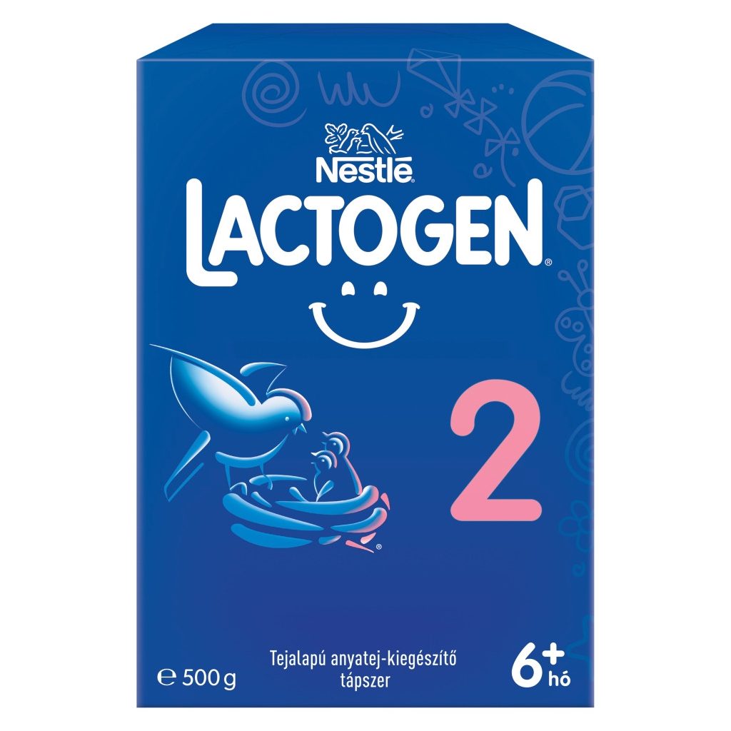 Nestlé Lactogen 2 tejalapú anyatej-kiegészítő tápszer 6 hó+ (500 g)