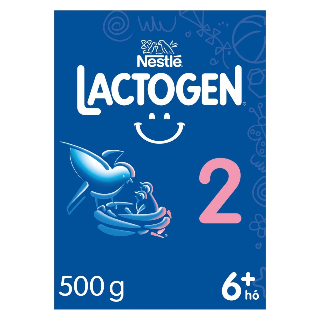 Nestlé Lactogen 2 tejalapú anyatej-kiegészítő tápszer 6 hó+ (500 g)