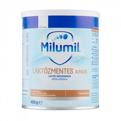 Milumil Laktózmentes Junior speciális gyógyászati célra szánt élelmiszer 1év+ (400 g)