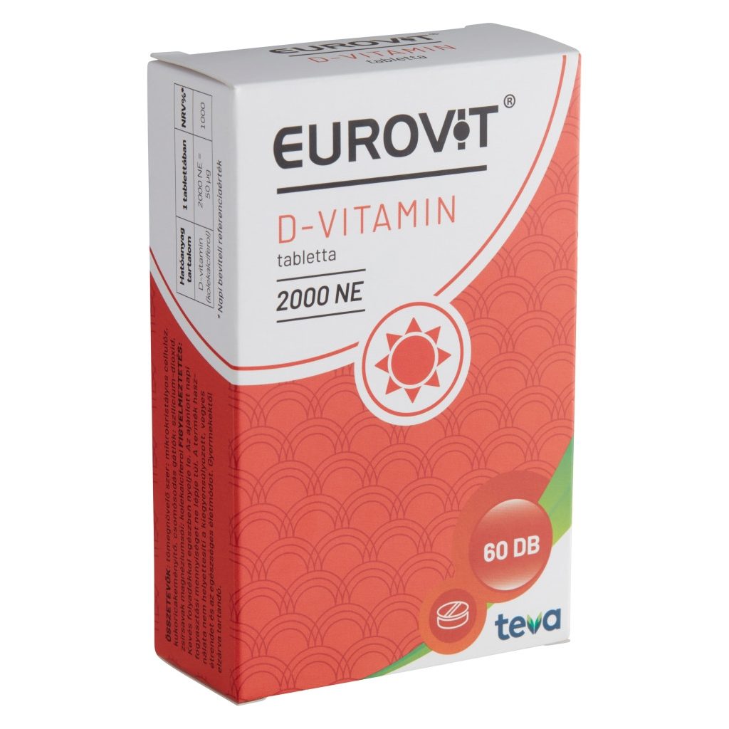 Eurovit 2000NE D-vitamin tabletta (60 db)