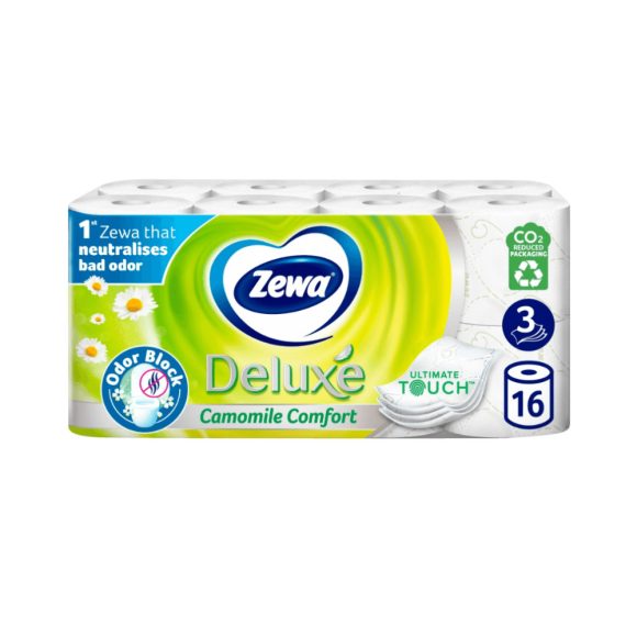 Zewa Deluxe Camomile Comfort toalettpapír 3 rétegű (16 tekercs)