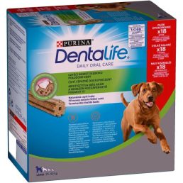   Purina Dentalife Large jutalomfalat kutyáknak multipack 18 db (636 g)