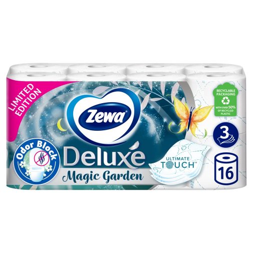 Zewa Deluxe Magic Garden toalettpapír 3 rétegű (16 tekercs)