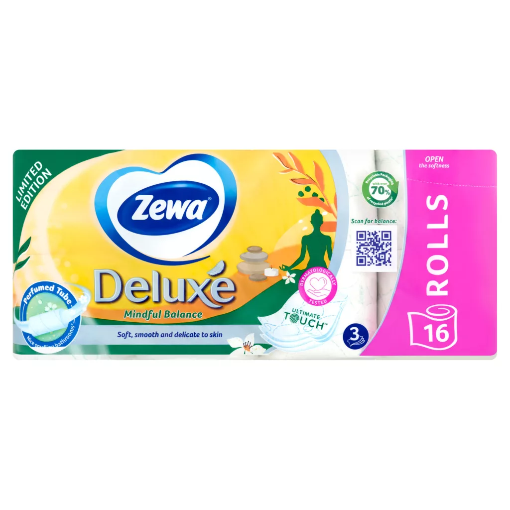 Zewa Deluxe Limited Edition toalettpapír 3 rétegű (16 tekercs)