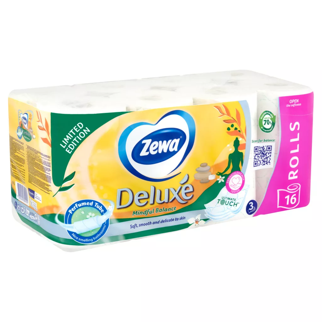 Zewa Deluxe Limited Edition toalettpapír 3 rétegű (16 tekercs)