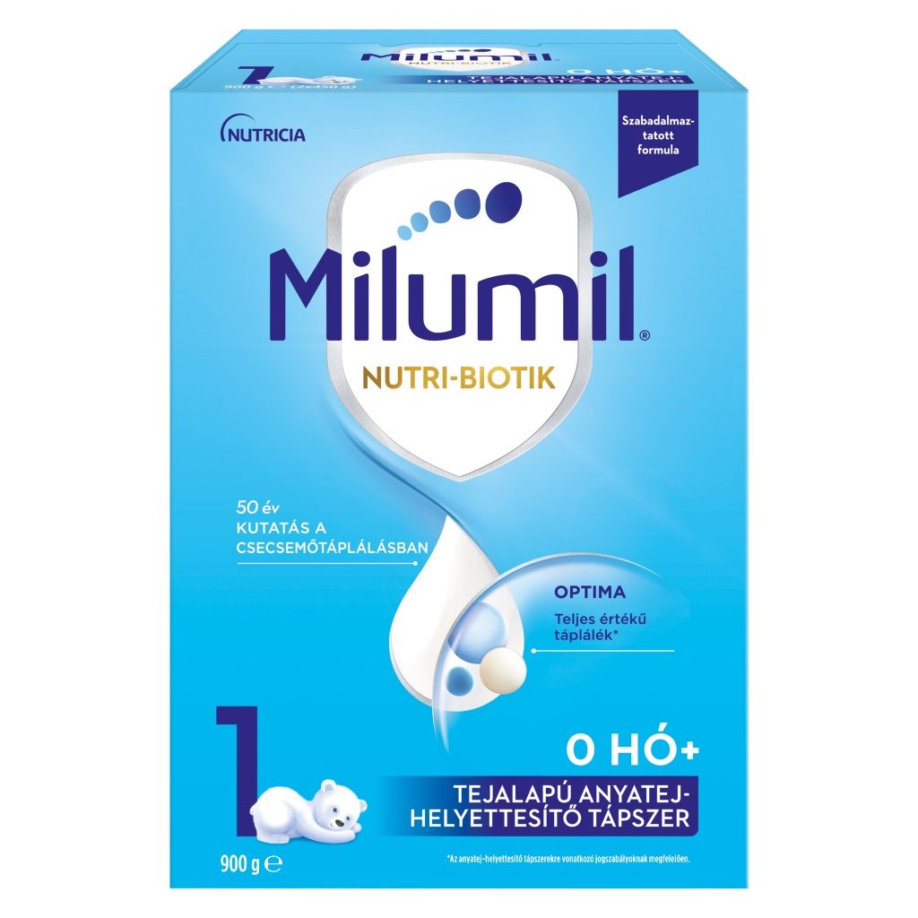 Milumil 1 Optima anyatej-helyettesítő tápszer 0hó+ (900 g)