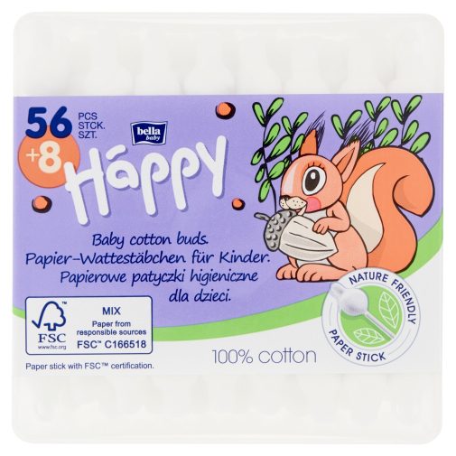 Bella Happy biztonsági fültisztító (64 db)