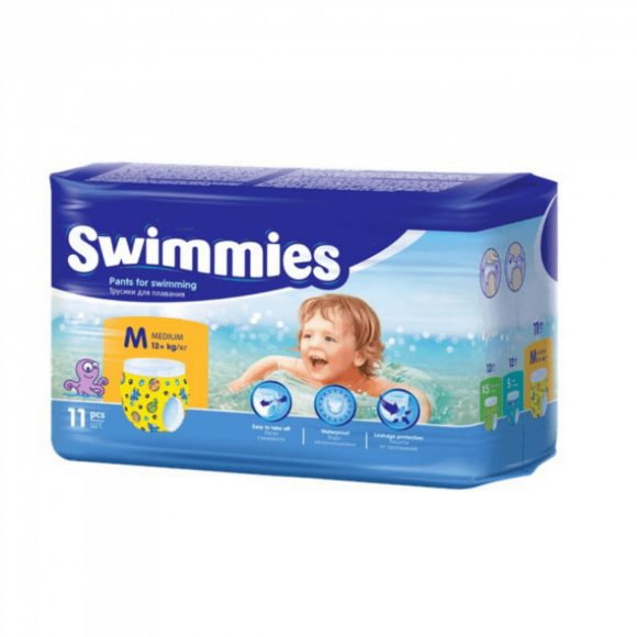 Swimmies úszópelenka M, 12+ kg, 11 db