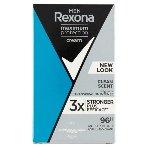 Rexona Maximum Protection Clean Scent férfi izzadásgátló krém (45 ml)