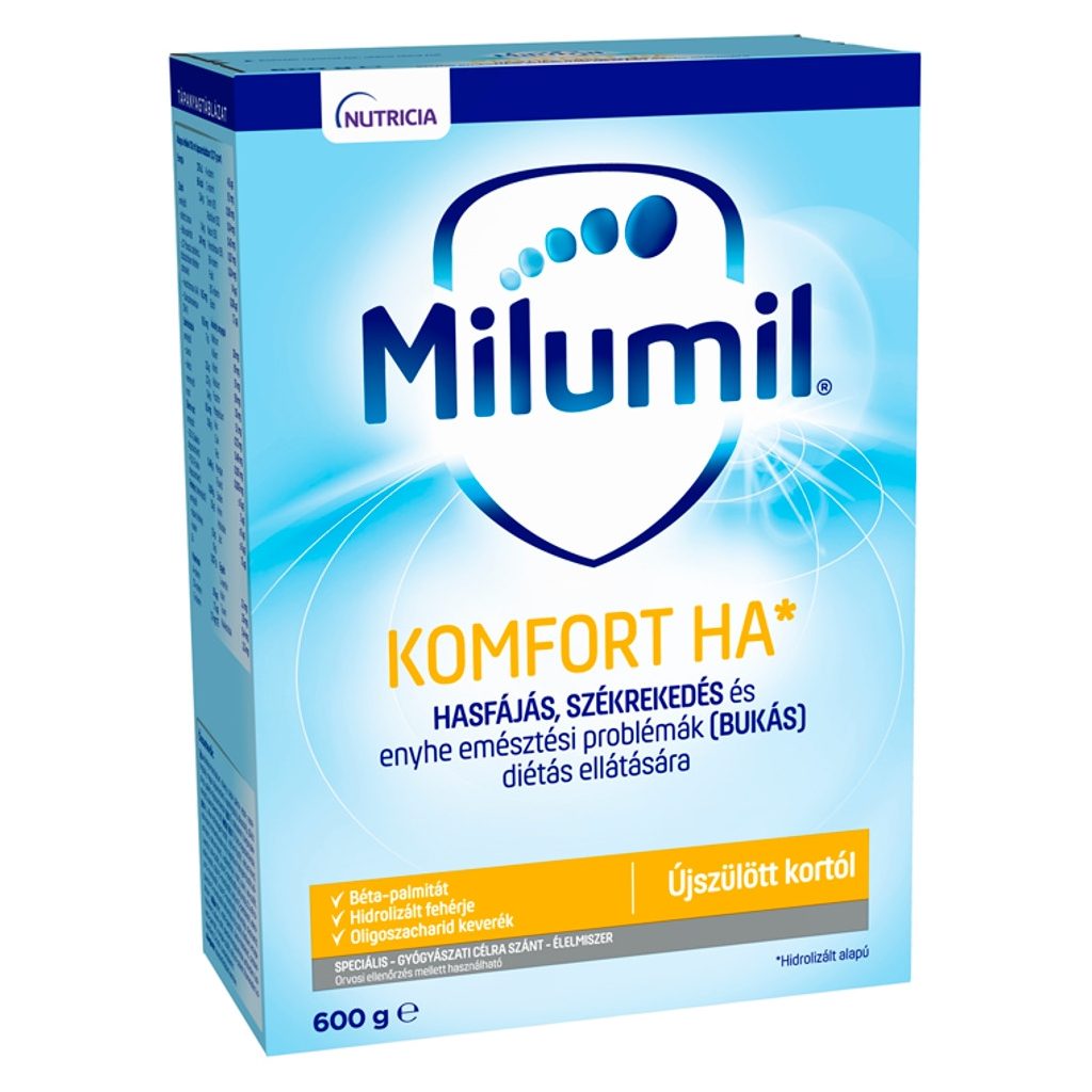 Milumil Komfort HA speciális gyógyászati célra szánt élelmiszer 0hó+ (600 g)