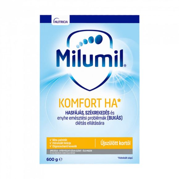 Milumil Komfort HA speciális gyógyászati célra szánt élelmiszer 0hó+ (600 g)