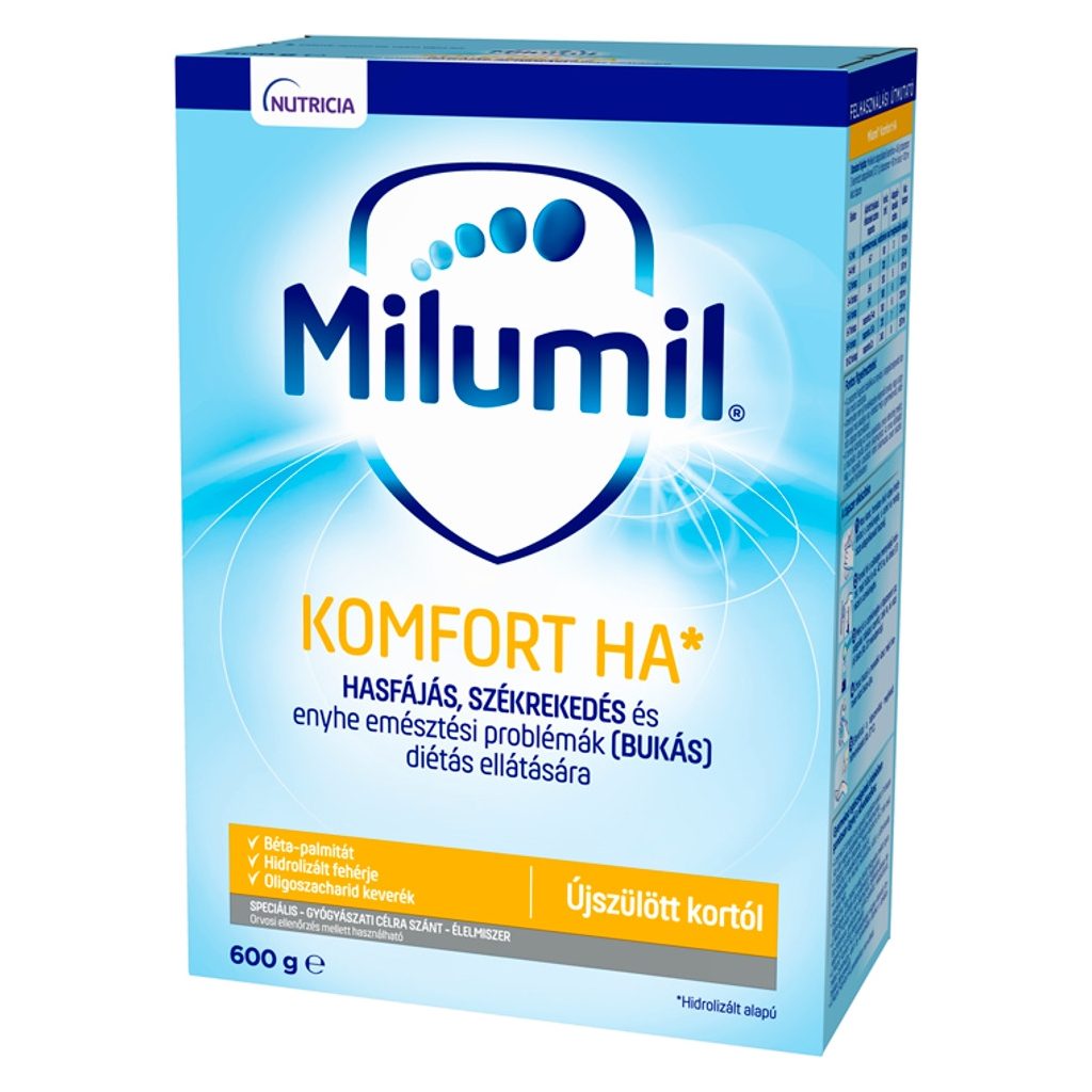 Milumil Komfort HA speciális gyógyászati célra szánt élelmiszer 0hó+ (600 g)