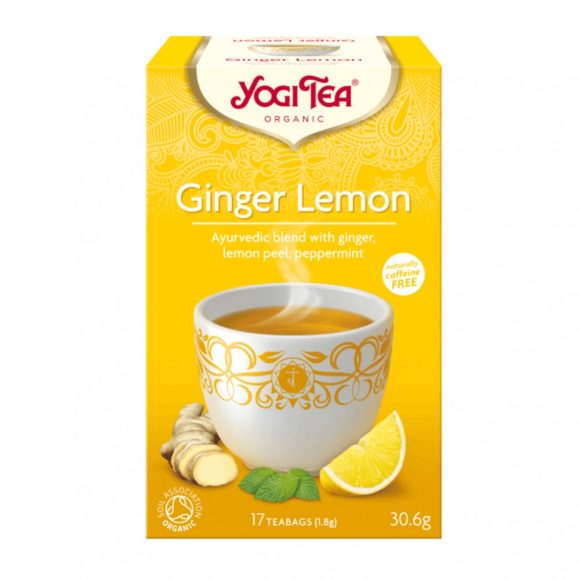 Yogi Tea® Citromos gyömbér bio tea (17 filter)