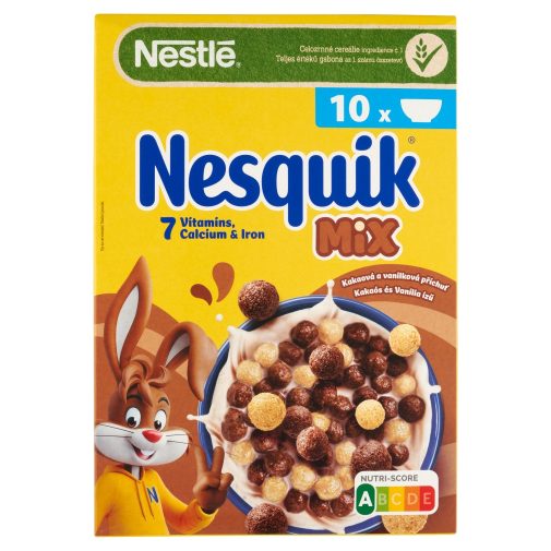Nesquik Mix kakaós és vanília ízű, ropogós gabonapehely (325 g)