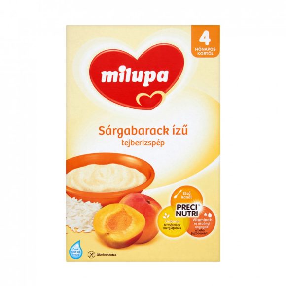 MEGSZŰNT - Milupa sárgabarack ízű tejberizspép 4 hó+ (250 g)