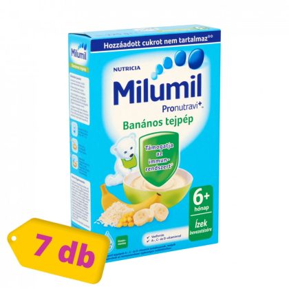 Milumil banános tejpép 6 hó+ (7x225 g)