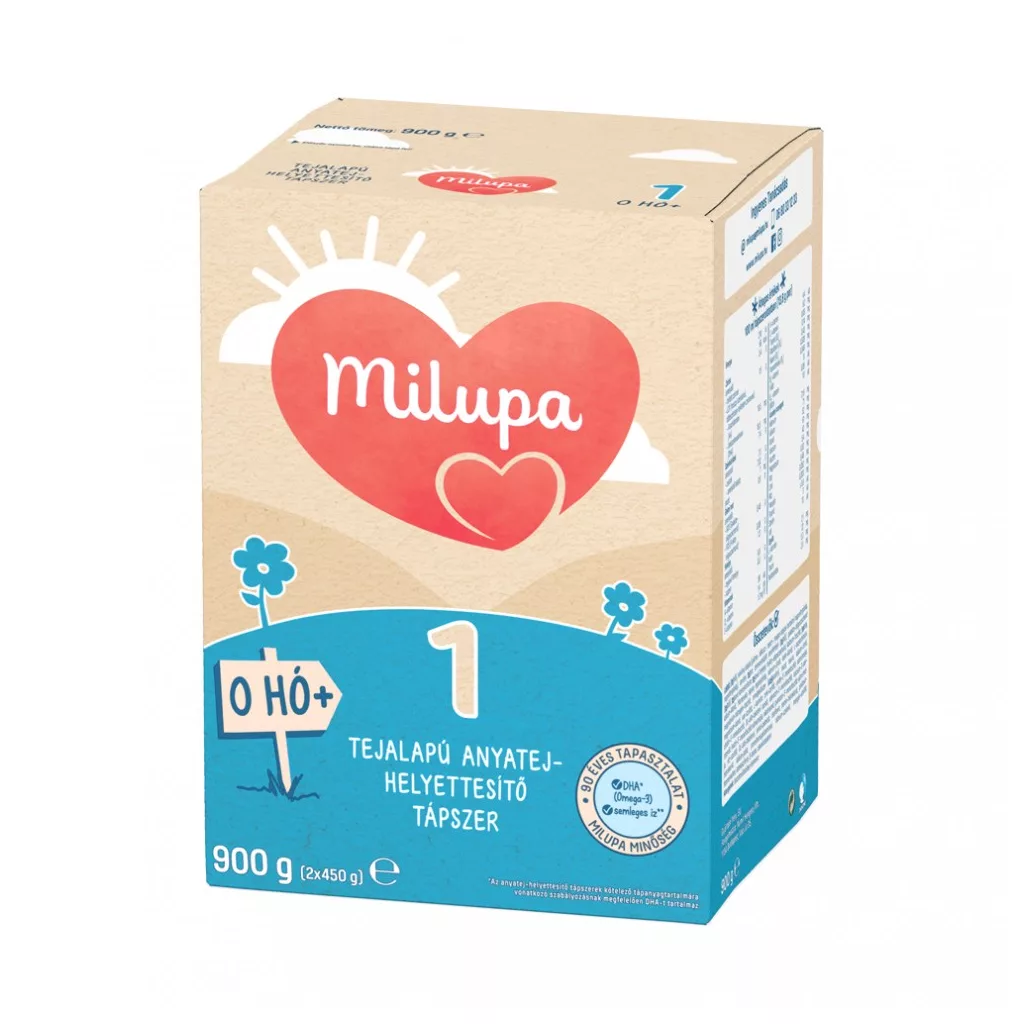 Milupa 1 anyatej-helyettesítő tápszer 0hó+ (900 g)