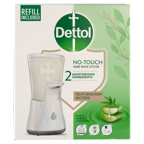 Dettol érintés nélküli készülék + utántöltő, Aloe Vera (250 ml)