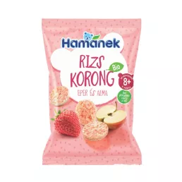 Hamánek BIO rizskorong eper-alma (35 g)