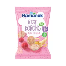 Hamánek BIO rizskorong málna-banán (35 g)
