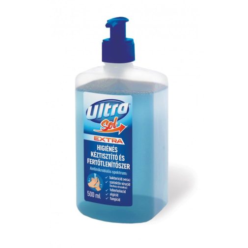 Ultra Sol Extra pumpás kézfertőtlenítő folyékony szappan (500 ml)