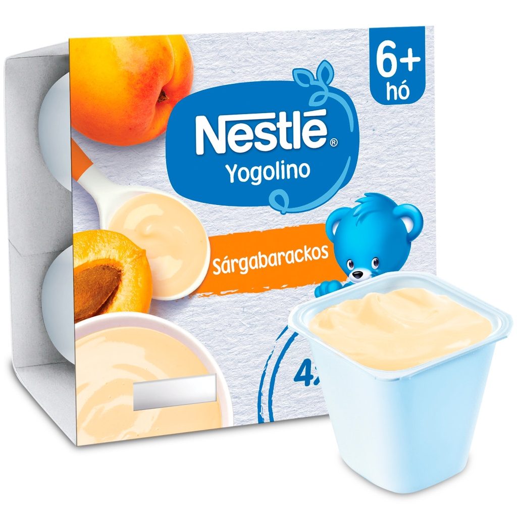 Nestlé Yogolino tejalapú Sárgabarackos bébidesszert 6-36 hónapos korig (4x100 g)