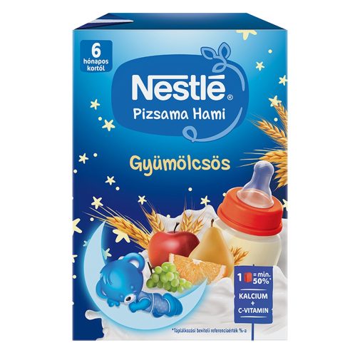 Nestlé Pizsama Hami UHT gyümölcsös folyékony gabonás bébiétel 6 hó+ (400 ml)