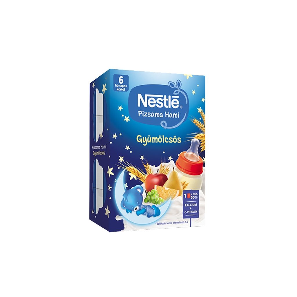 Nestlé Pizsama Hami UHT gyümölcsös folyékony gabonás bébiétel 6 hó+ (400 ml)