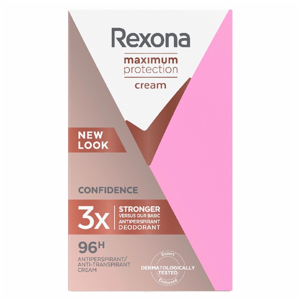 Rexona Maximum Protection Confidence női izzadásgátló krém (45 ml)