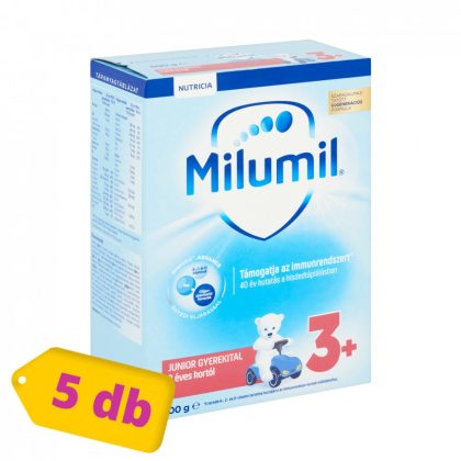 Milumil Junior 3+ gyerekital 36 hó+ (5x600 g)