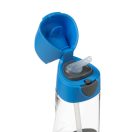 B.box szívószálas tritán kulacs 450 ml (kék-szürke)