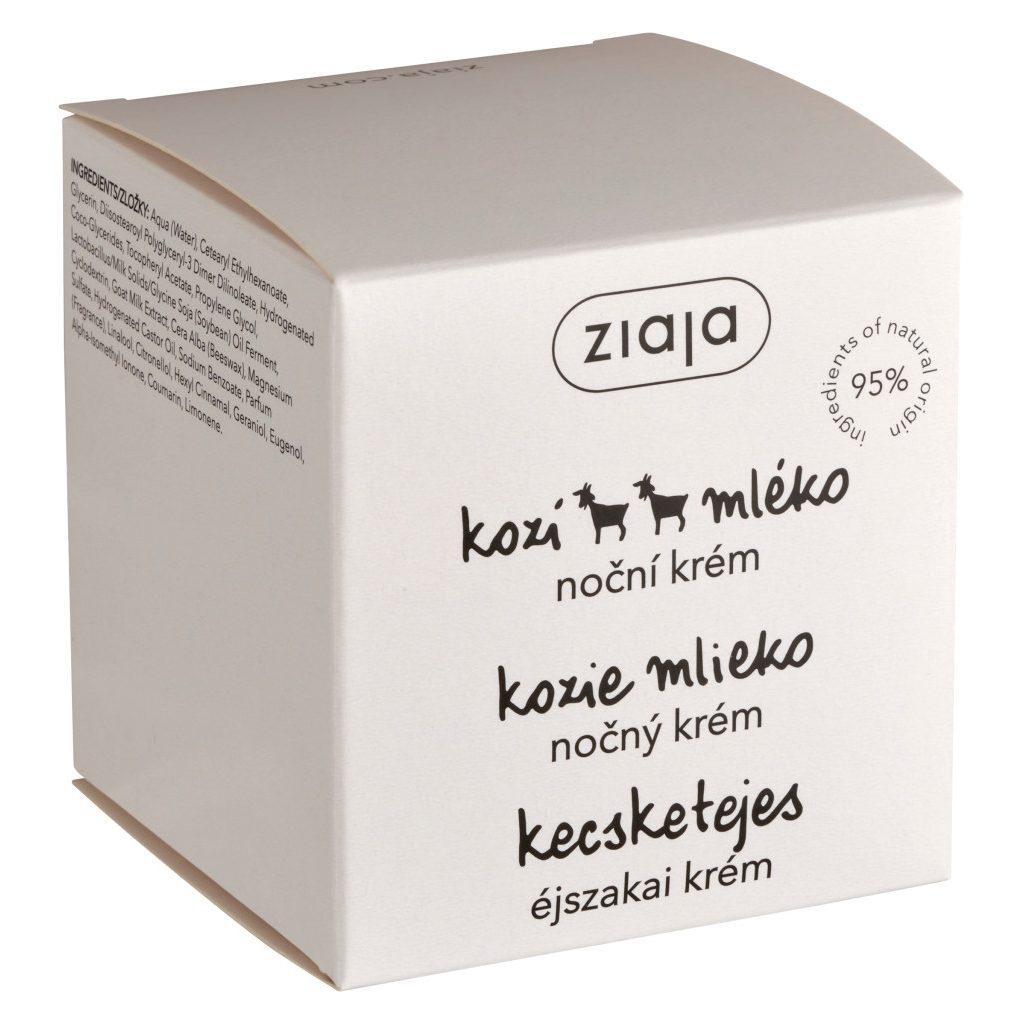 ZIAJA Kecsketejes éjszakai krém (50 ml)