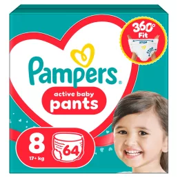 Pampers Active Baby Pants bugyipelenka 8, 17+ kg, 64 db