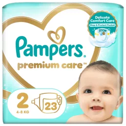   Pampers Premium Care pelenka, Mini 2, 4-8 kg, 23 db + AJÁNDÉK Baba az autóban matrica