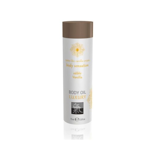 Shiatsu Luxury ehető masszázsolaj vanília (75 ml)