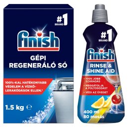 Finish regeneráló só (1,5 kg) + öblítő (400 ml)