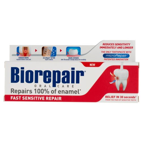Biorepair Fast Sensitive Repair fogkrém érzékeny fogakra 75ml