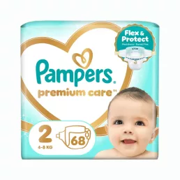   Pampers Premium Care pelenka, Mini 2, 4-8 kg, 68 db + AJÁNDÉK Baba az autóban matrica